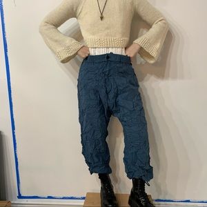 Julien David Crinkled Drop Crotch Pants!